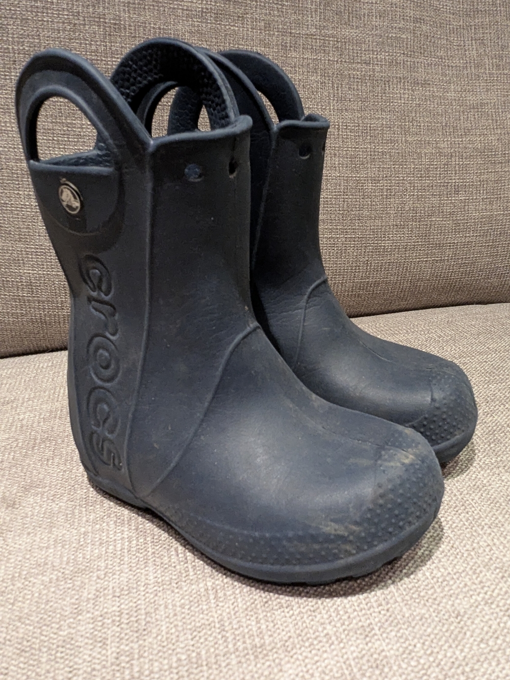 Crocs Kids Can Handle It it Boots in Navy Blue